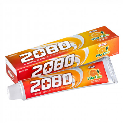 2080 Aekyung Зубная паста витаминная 120 г. Корея