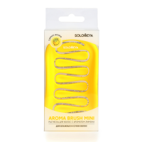 Solomeya Расческа для сухих и влажных волос аромат лимон мини Aroma Brush 1шт.