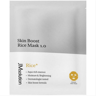 JMSolution Тканевая маска с рисовой водой Skin Boost Rice Mask