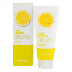 Farm Stay Пилинг-гель с экстрактом лимона Real Lemon Deep Clear Peeling Gel 100 мл. Корея