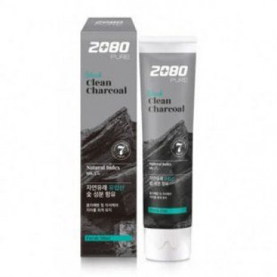 AEKYUNG 2080 Зубная паста отбеливающая с углем и мятой Black Clean Charcoal 120 мл. Корея AEKYUNG 2080 Зубная паста отбеливающая с углем и мятой Black Clean Charcoal 120 мл. Корея