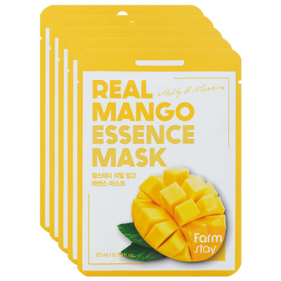 Farm Stay Тканевая маска с манго Real Mango Essence Mask Корея