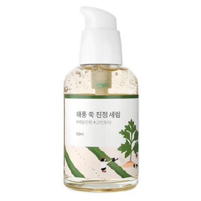 ROUND LAB Успокаивающая сыворотка с полынью Mugwort Calming Serum 50мл. Корея