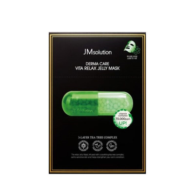 JMsolution Расслабляющая тканевая маска с чайным деревом Derma Care Vita Relax Jelly Mask Корея JMsolution Расслабляющая тканевая маска с чайным деревом Derma Care Vita Relax Jelly Mask Корея