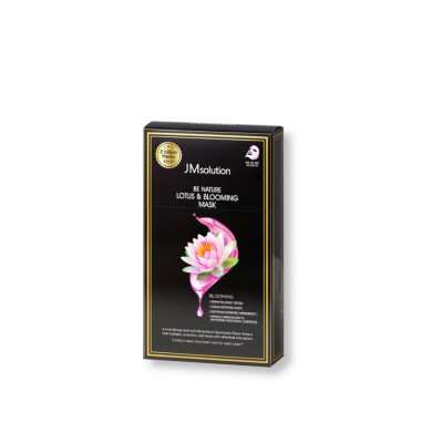JMsolution Маска с экстрактом лотоса для тусклой кожи BE NATURE Lotus Blooming Mask Корея JMsolution Маска с экстрактом лотоса для тусклой кожи BE NATURE Lotus Blooming Mask Корея