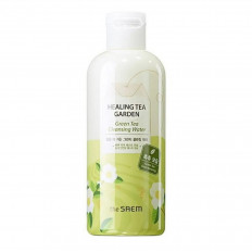 The SAEM Вода очищающая увлажняющая с экстрактом зеленого чая Garden 300мл. Корея