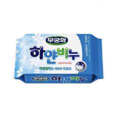 Отбеливающее хозяйственное мыло для стирки белого белья Laundry Soap 240 гр. Корея