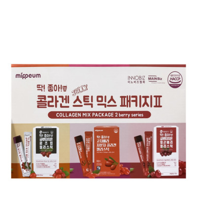 Mippeum Коллаген-желе в стиках набор Berry Series