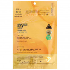 VT Осветляющая гидрогелевая маска с микроиглами Vita-Light Reedle Shot 100 2step Hydrogel Mask Корея