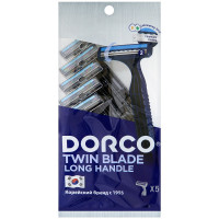 DORCO Станок для бритья одноразовый с двумя лезвиями 5 шт.