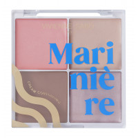 Vivienne Sabo Палетка для скульптурирования кремовая Cream Face Contouring Palette 01