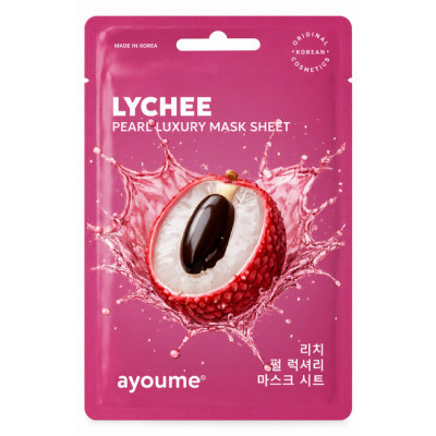 Ayoume Тканевая маска Fruit Lychee Pearl Luxury ЧЗ