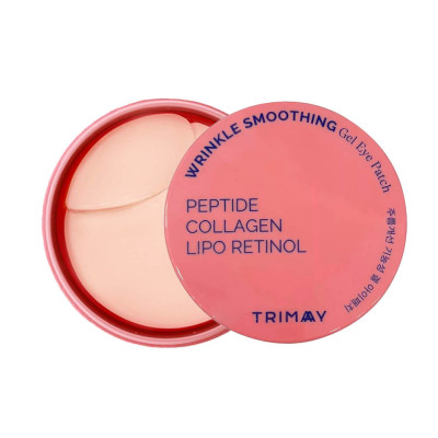 TRIMAY Патчи для век с пептидами,коллагеном,ретинолом Peptide Collagen Lipo Retinol 60шт.Корея