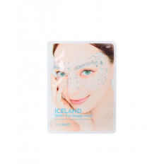 The SAEM Маска тканевая для глаз Iceland Glitter Eye Goggle Mask Корея