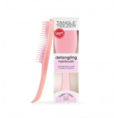Расческа TANGLE TEEZER The Ultimate Detangler Naturally Curly Mango Pink Расческа TANGLE TEEZER The Ultimate Detangler Naturally Curly Mango Pink