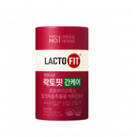 Lacto Fit Пробиотик, симбиотик двойного действия для поддержки здоровья печени 60 шт. Корея