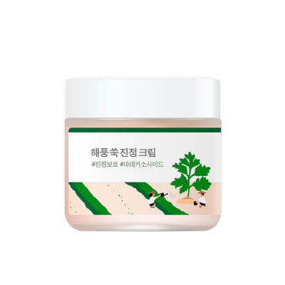 ROUND LAB Успокаивающий крем с полынью Mugwort Calming Cream 80мл. Корея