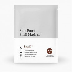 JMsolution Тканевая маска с муцином улитки регинирирующая Skin Boost Snail Mask