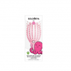 Solomeya Расческа Розовый осьминог мини Detangling Octopus Brush Mini Pink