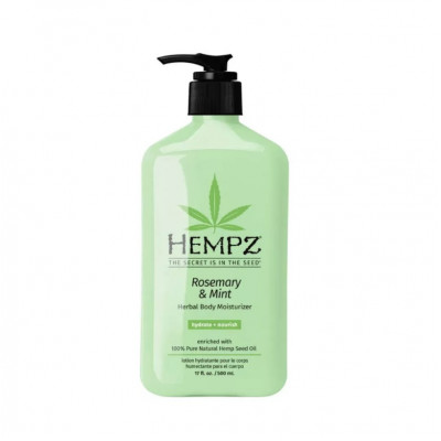 HEMPZ Молочко для тела увлажняющее Розмарин и Мята Rosemary & Mint Body Moisturizer 500 мл.