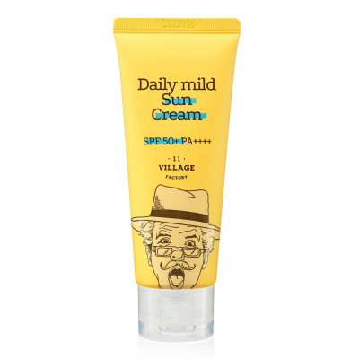 Village 11 Солнцезащитный крем Daily Mild Sun Cream SPF50+ PA++++ 50 мл. Корея
