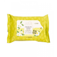 THE SAEM Garden Салфетки очищающие с экстрактом зеленого чая 20шт.Корея