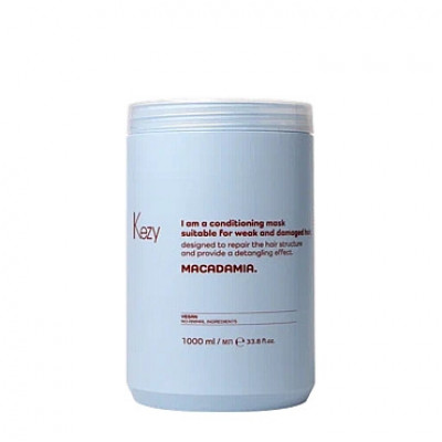 Kezy Маска кондиционирующая с маслом Макадамии ALFAPARF I'm Macadamia 1000 мл. Kezy Маска кондиционирующая с маслом Макадамии ALFAPARF I'm Macadamia 1000 мл.