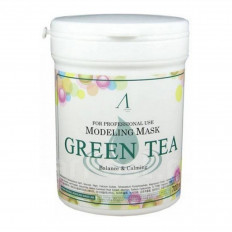 Anskin Маска альгинатная с экстрактом зеленого чая, банка Green Tea 240 гр. Корея