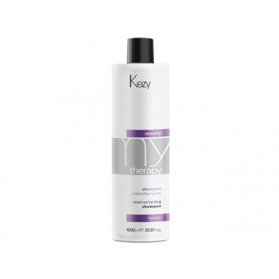 Kezy Шампунь реструктурирующий с кератином Keratin Remedy 1000 мл.