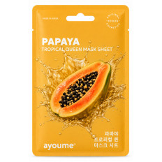 Ayoume Тканевая маска Fruit Papaya Tropical Queen ЧЗ Ayoume Тканевая маска Fruit Papaya Tropical Queen ЧЗ