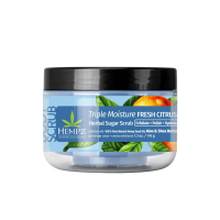 HEMPZ Скраб для тела Тройное увлажнение Triple Moisture Herbal Whipped Creme Body Scrub 176 г.