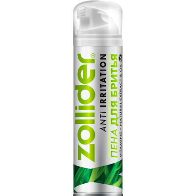 Zollider Пена для бритья Anti Irritation против раздрожений 200мл.