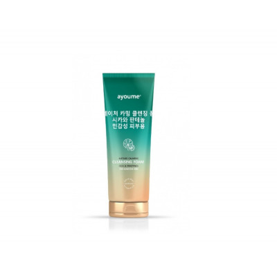 Ayoume Успокаивающая пенка с пантенолом и центеллой Nature Calming Cleansing Foam 100 мл. Корея Ayoume Успокаивающая пенка с пантенолом и центеллой Nature Calming Cleansing Foam 100 мл. Корея