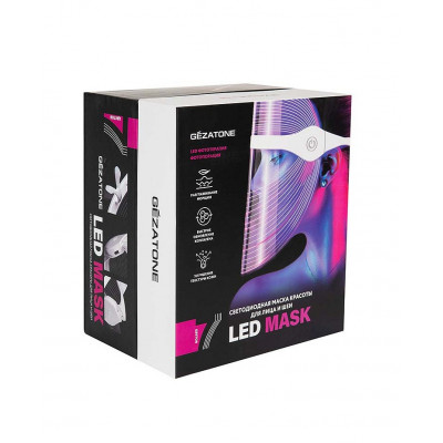 GEZATONE M1030 Прибор для ухода за кожей лица LED маска
