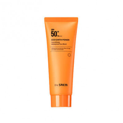 The Saem Солнцезащитный крем для лица и тела SPF 50 Eco Earth Face&Body 100мл.Корея