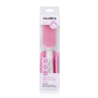 Solomeya Расческа для чувствительной кожи головы в футляре Sensitive Scalp Pink
