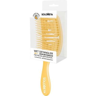Solomeya Расческа для волос с ароматом манго Wet Detangler Restangular Mango
