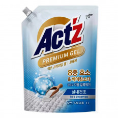Концентрированный гель для стирки белья ACT'Z Premium Gel 1 л. Корея