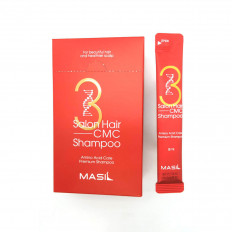 MASIL Восстанавливающий профессиональный шампунь с керамидами 3 Salon Shampoo 8 мл. Корея