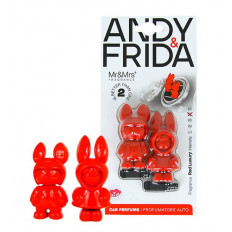 Mr&Mrs Дизайнерский ароматизатор для автомобиля красный Andy & Frida Red Luxury Италия