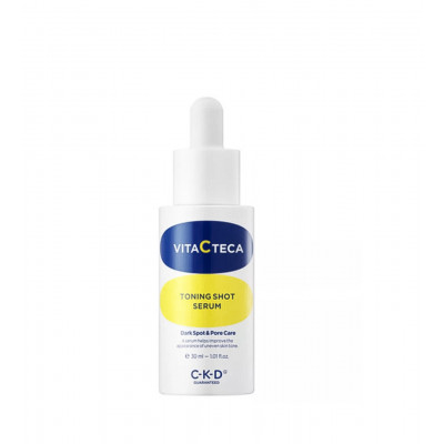 CKD Ампула с витамином С и спикулами Vita C Teca Toning Shot Serum 30 мл. Корея