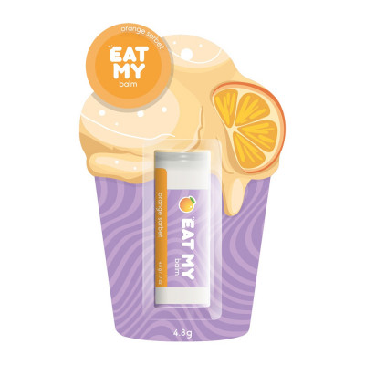 EAT MY Бальзам для губ Апельсиновый сорбет 4,8 г. EAT MY Бальзам для губ Апельсиновый сорбет 4,8 г.
