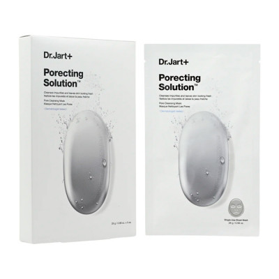 Dr.Jart+ Очищающая тканевая маска с углем Porecting Solution