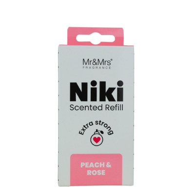 Mr&Mrs Сменный блок ароматизатора NIKI Персик и роза Peach&Rose
