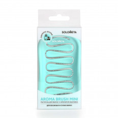 Solomeya Расческа для сухих и влажных волос с ароматом жасмина мини Aroma Brush Hair Jasmine