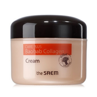 The SAEM Крем коллагеновый баобаб Care Plus Baobab Collagen Cream 100мл. Корея