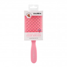 Solomeya Расческа для волос вентилируемая АРОМАТ КРАМБЛ КУКИС Aroma-Vented Hair Brush Crumble Cookie