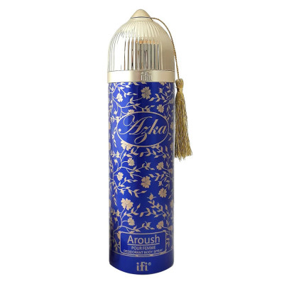 Azka Парфюмированный дезодорант боди-спрей Aroush Pure Femme 200 мл. ОАЭ